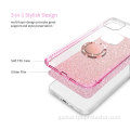  Protective Cover Glitter Phone Case With Ring Holder for iPhone Supplier